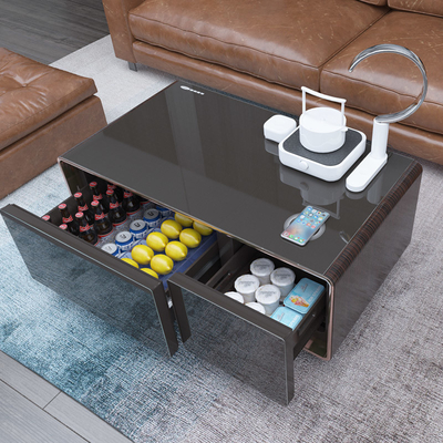 Muebles de salón Primst Carga inalámbrica Smart Mesa de café y mini mesa lateral
