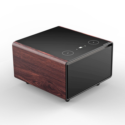 Refrigerador de mesa de café de 110-240V con carga inalámbrica y características inteligentes
