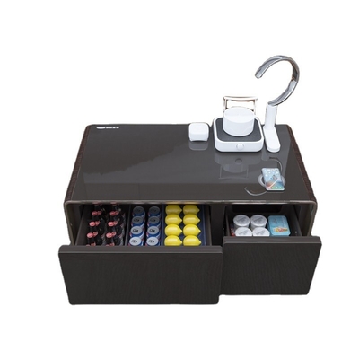 Muebles de sala de estar Mesa de café inteligente moderna con refrigerador y cajón de refrigeración
