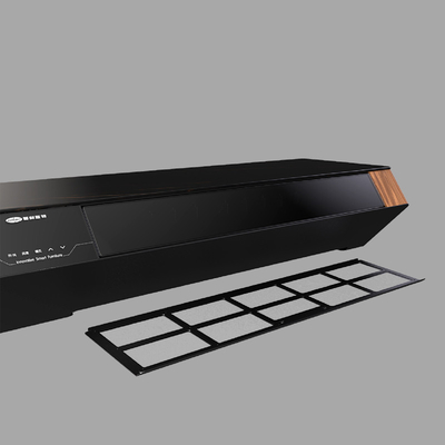 Cabinet moderno de mesa de TV de madera con aire acondicionado eléctrico LED táctil multifunción