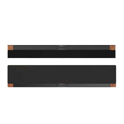 Cabinet moderno de mesa de TV de madera con aire acondicionado eléctrico LED táctil multifunción