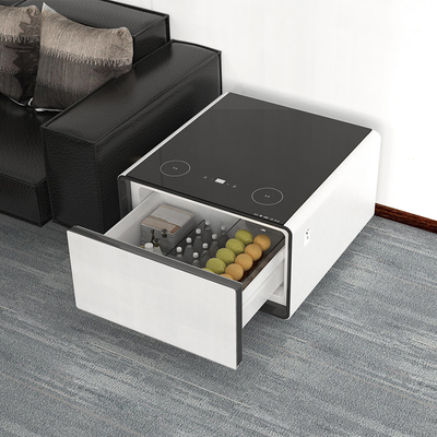 Refrigerador de mini bar compacto para espacios pequeños controlado por aplicación y diseño compacto