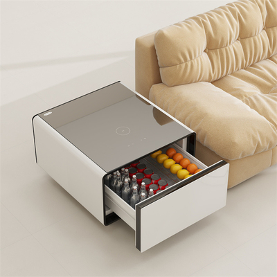 Acero inoxidable Smart Mini Bar Mesa lateral nevera cajas de máquinas expendedoras inteligentes