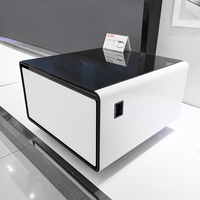 Modern Design 2024 Smart Coffee Table con almacenamiento en el refrigerador y luz LED de pantalla táctil
