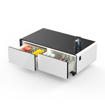 Altavoces de música multifunción Refrigerador Mesa de café con tetera de caldera hirviendo