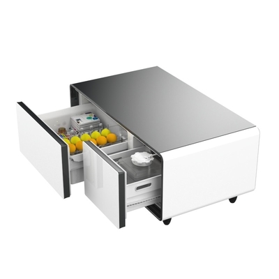 TB90 Smart Coffee Table Cooling Drawer Carga inalámbrica y dos puertos USB por Primst