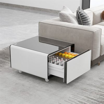 Mini refrigerador sofá gabinete lateral TB65 mesas de café frigorífico con diseño moderno