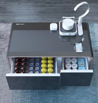 Mesa de oficina con cargador inalámbrico