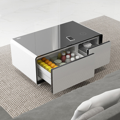 Refrigerador de mesa de café inteligente multifuncional para muebles generales para el hogar