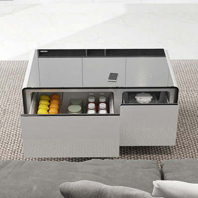 Refrigerador de mesa de café inteligente multifuncional para muebles generales para el hogar